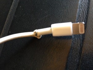 Damaged cord