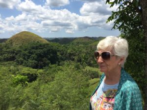 Dada at the chocolate hills mirador